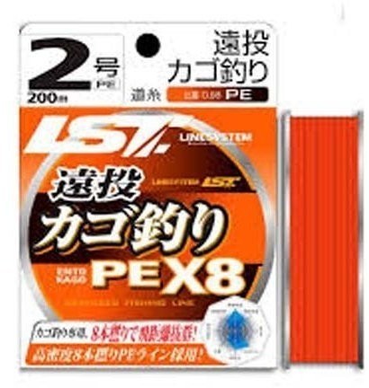 Шнур плетеный Linesystem Ento Kago PE X8 #3 (0,285мм) 200м orange (79001)