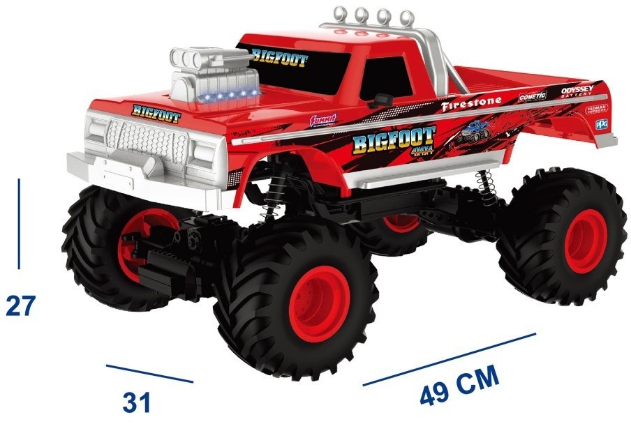 Радиоуправляемая машина BIGFOOT с паром 4WD 1:8 (OC-0802)