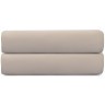 Простыня на резинке из премиального сатина бежевого цвета из коллекции essential, 160х200х30 см (77166)