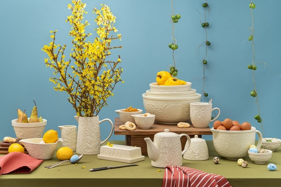 Молочник birds of paradise, 340 мл, кремовый (75075)