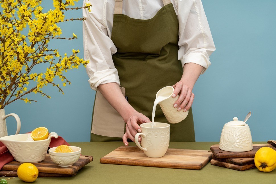 Молочник birds of paradise, 340 мл, кремовый (75075)