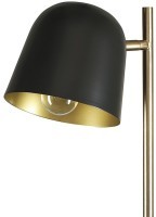 Торшер enkel kopp,142 см, черный/золотистый (76350)