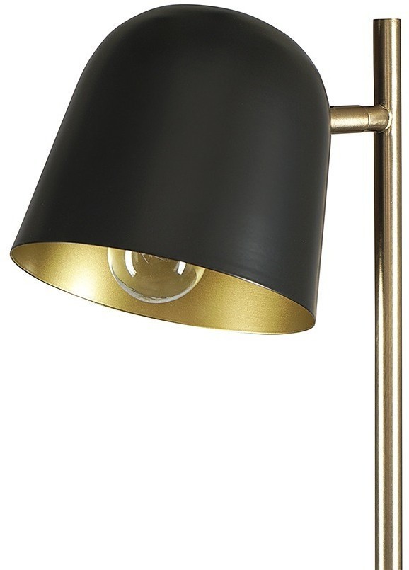 Торшер enkel kopp,142 см, черный/золотистый (76350)