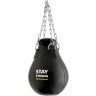 Груша боксерская Е522, кожзам, 12 кг, черный (440180)
