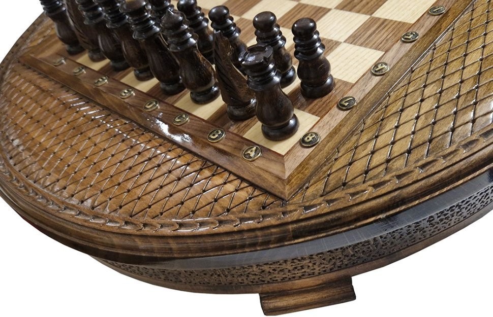 Шахматы резные в ларце "Лусин" 50, Haleyan (64453)