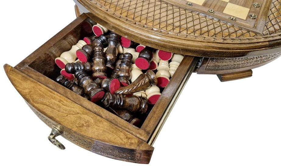 Шахматы резные в ларце "Лусин" 50, Haleyan (64453)