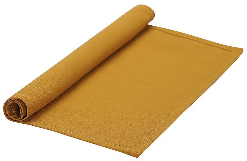 Набор из двух салфеток из хлопка цвета карри из коллекции essential, 45х45 см (77442)