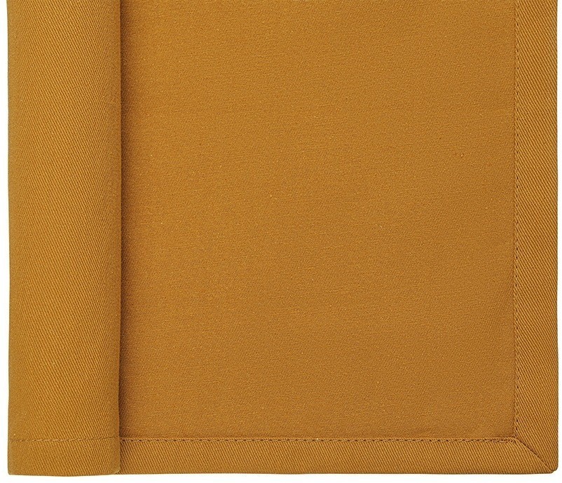 Набор из двух салфеток из хлопка цвета карри из коллекции essential, 45х45 см (77442)