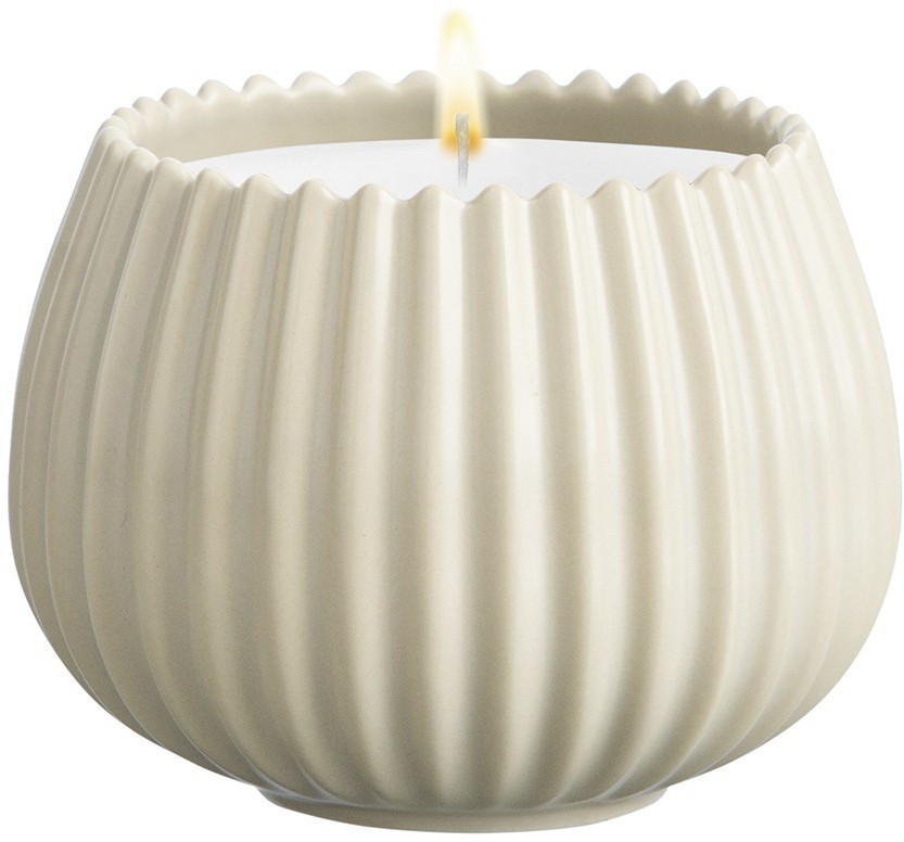 Свеча ароматическая spicy snowflakes из коллекции edge, бежевый, 30 ч (75665)