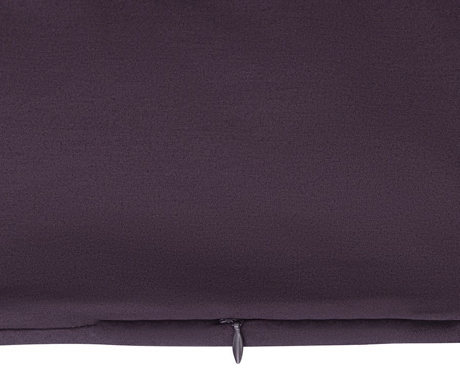 Комплект постельного белья из стираного перкаля сливового цвета из коллекции essential, 150х200 см (77733)