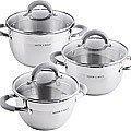 Набор кастрюль из нержавеющей стали с крышками MAYER BOCH (30995)