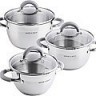 Набор кастрюль из нержавеющей стали с крышками MAYER BOCH (30995)