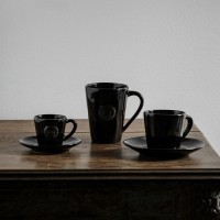 Чайная пара NOCS01-BLK(NOCS01-902), 16, керамика, Black, Costa Nova