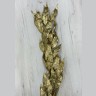 Гирлянда из остроконечных листьев 120 см золото (87502)