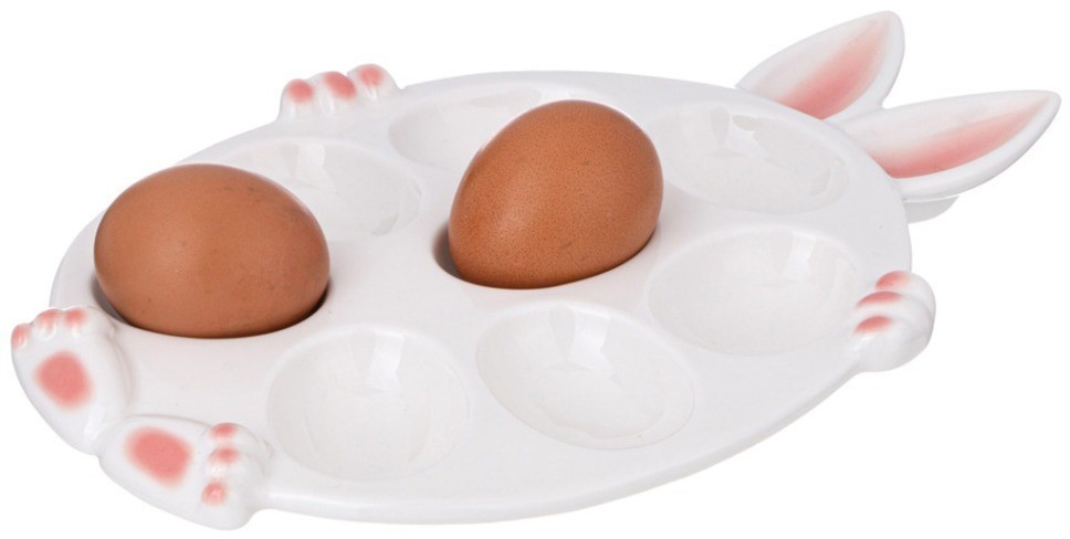 Блюдо для 8 яиц lefard "sunday" 25,5*17,5*2,5 см (85-2001)