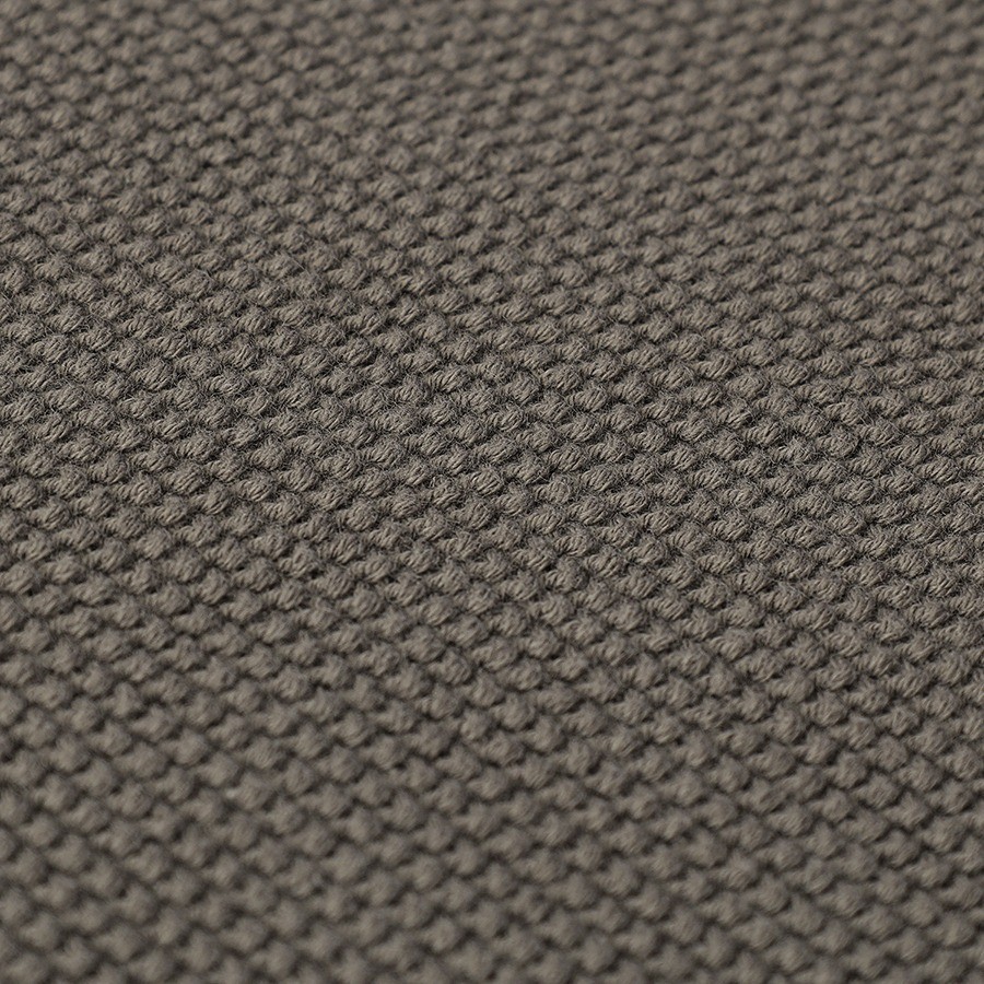 Набор из двух кухонных вязаных полотенец из коллекции essential, темно-серое/бежевое (77467)