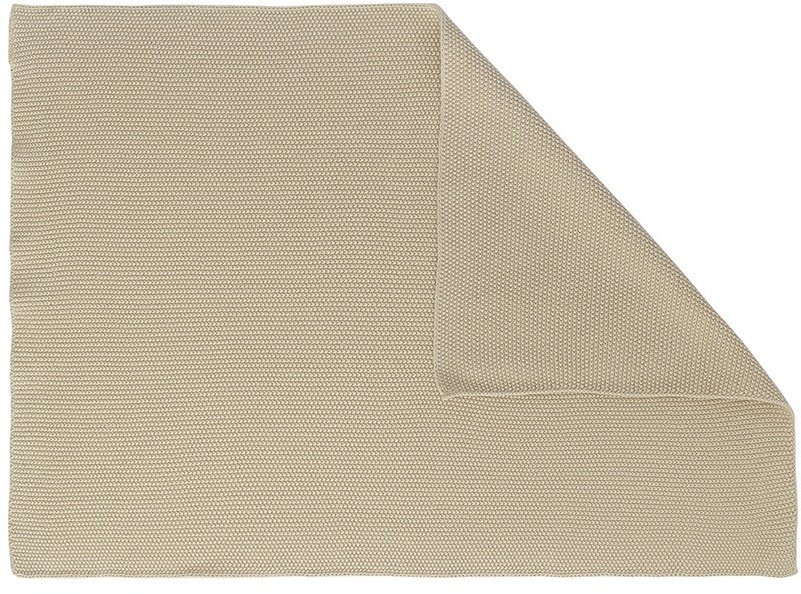 Набор из двух кухонных вязаных полотенец из коллекции essential, темно-серое/бежевое (77467)