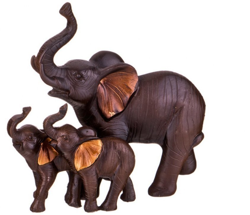 Статуэтка "слоны" 11*5,5*11 см. без упаковки Lefard (162-487)