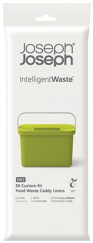 Пакеты для мусора food waste, 4 л, 50 шт. (50342)