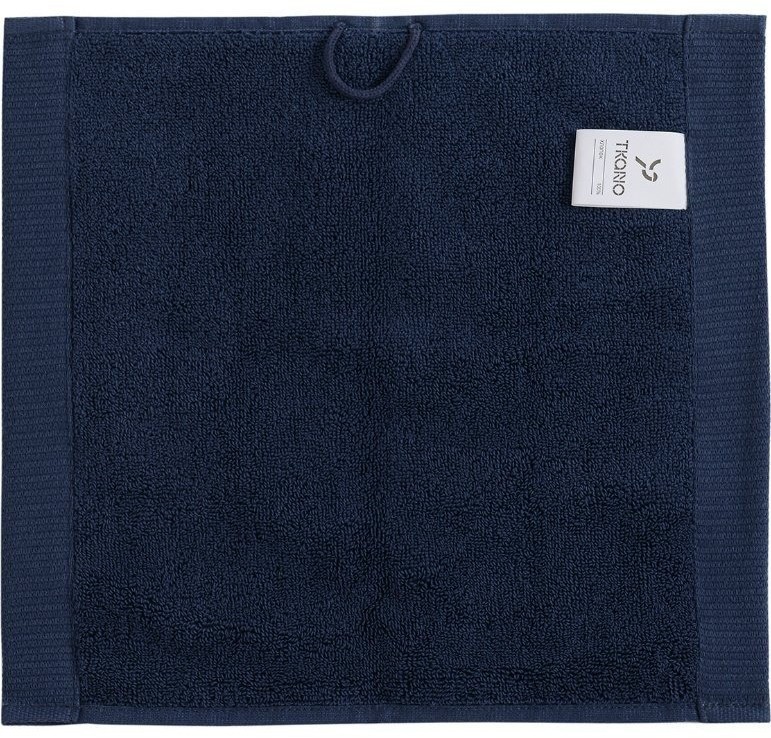 Полотенце для лица темно-синего цвета из коллекции essential, 30х30 см (66954)