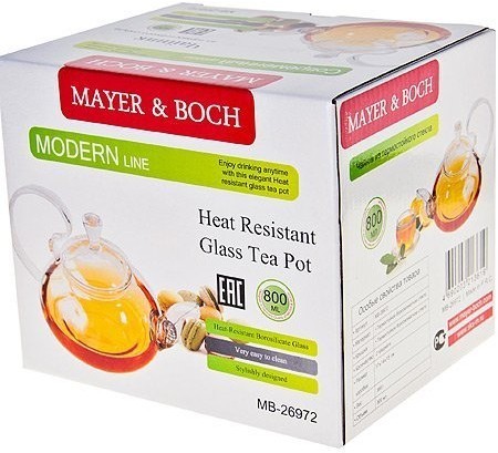 Заварочный чайник 800мл с/кр Mayer&Boch (26972)