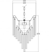 Светильник потолочный d43*67см (TT-00000518)