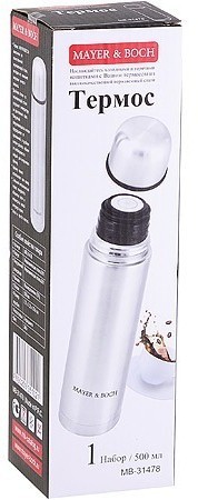 Термос 0,5 л из нержавеющей стали MAYER BOCH (31478)