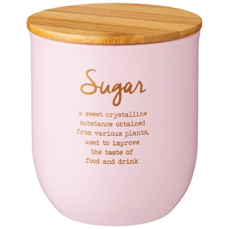 Емкость для сыпучих продуктов agness "тюдор" "сахар" 550 мл 9x6x10 см (790-296)