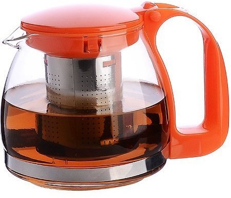 Чайник заварочный оранж700 мл стекло Mayer&Boch (29947)