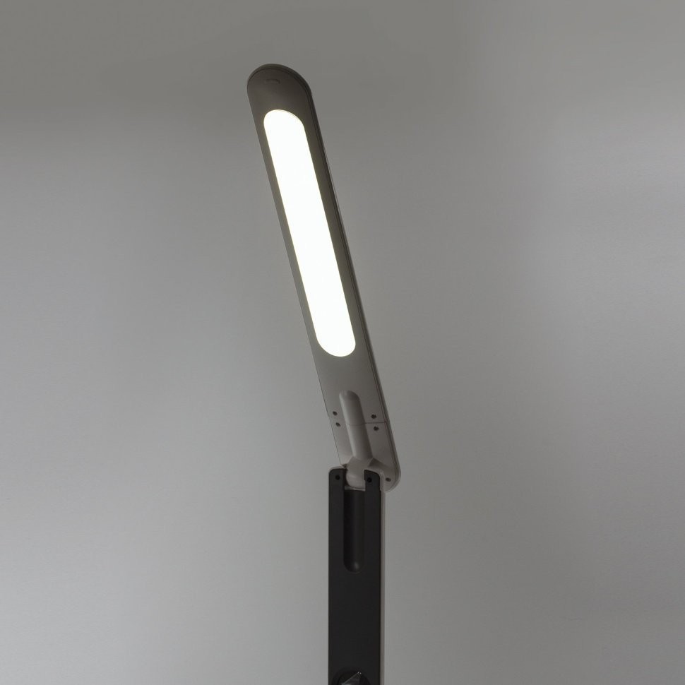 Лампа настольная светодиодная Sonnen BR-898A на подставке с часами 236661 (73085)