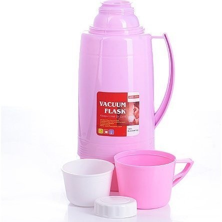 Термос 1,8 литра стек, колба Розовый МВ (29955)