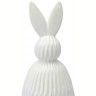 Декор из фарфора белого цвета trendy bunny из коллекции easter essential, 12,5х12,5x30,5 см (77384)