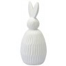 Декор из фарфора белого цвета trendy bunny из коллекции easter essential, 12,5х12,5x30,5 см (77384)