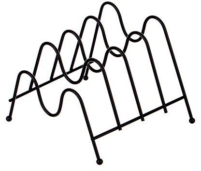 Подставка для тарелок на 4 шт, черная 20*19 см (TT-00008633)