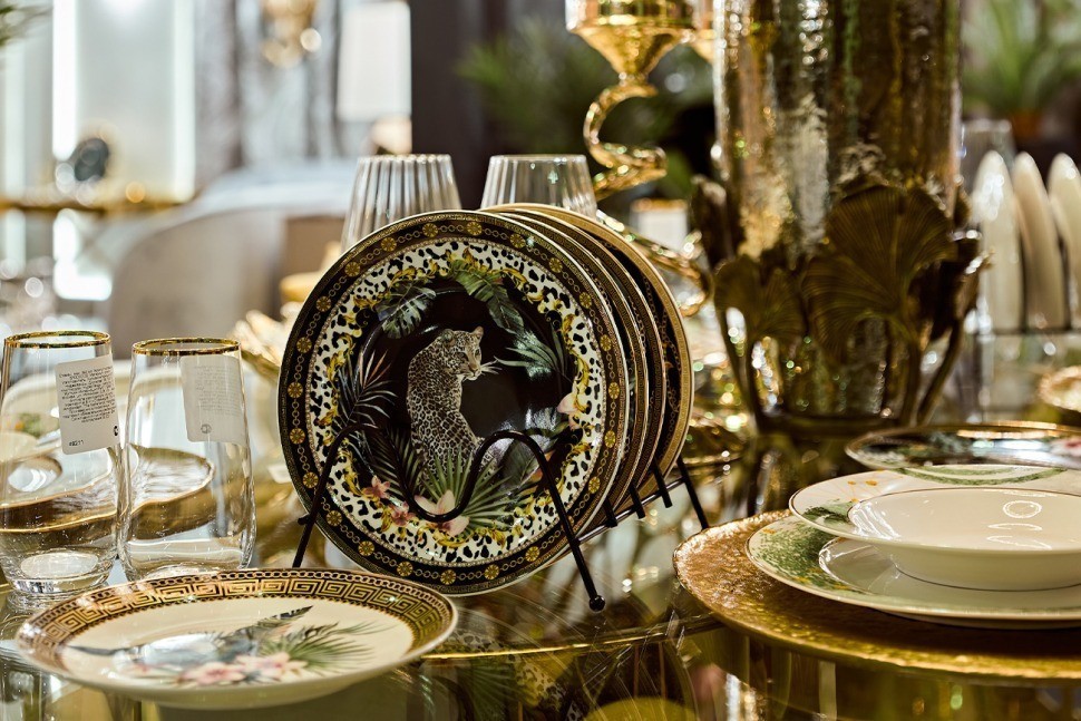 Подставка для тарелок на 4 шт, черная 20*19 см (TT-00008633)