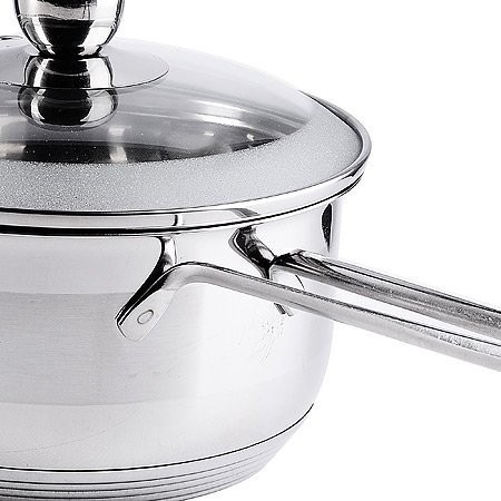 Ковш кухонный с крышкой 0,6 л из нержавеющей стали MAYER BOCH 30974 (30973)