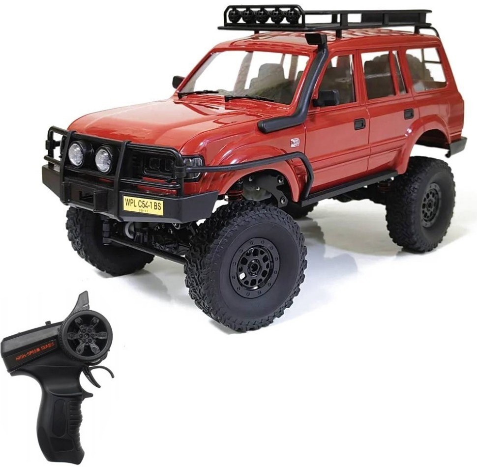 Радиоуправляемый краулер WPL C54-1 Land Cruiser LC80 красный 1:16 (WPLC54-1-RED)