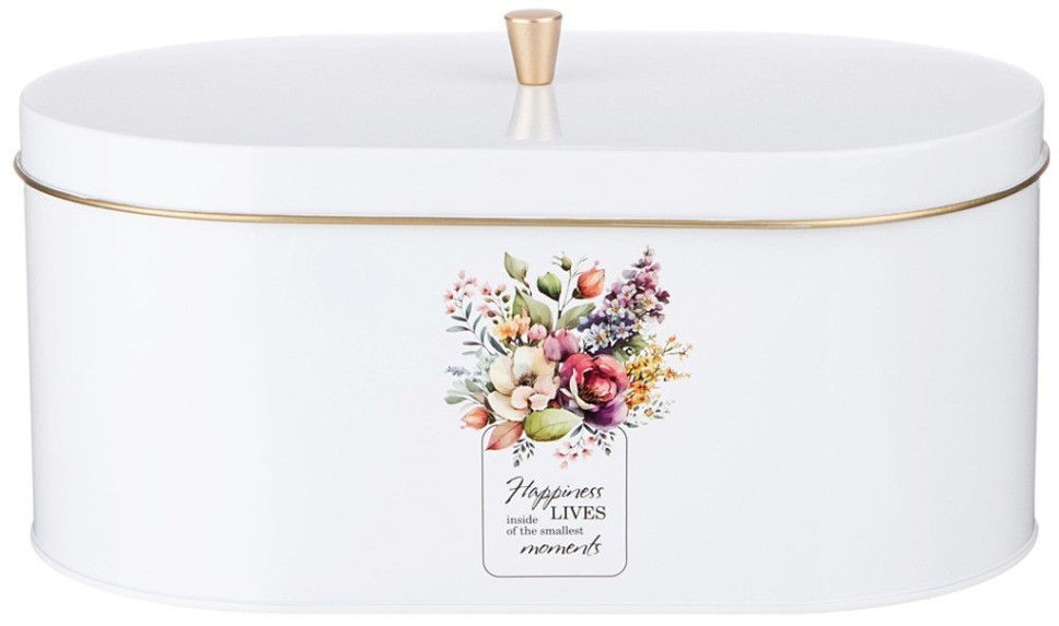 Хлебница agness "floral mood" 34*20*18 см (790-378)