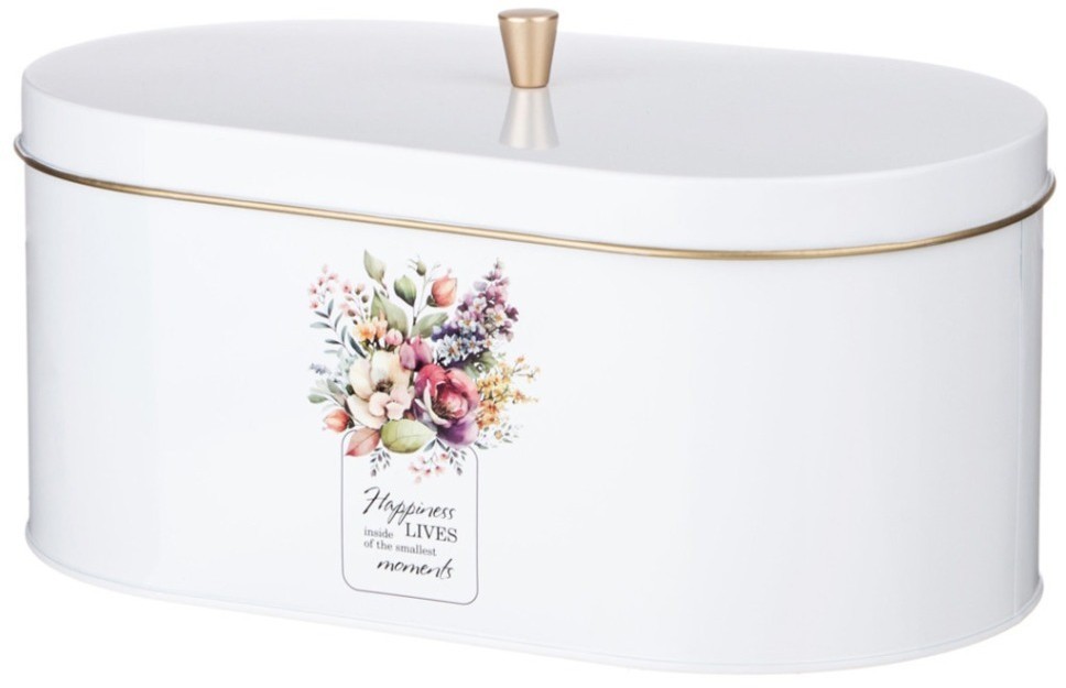 Хлебница agness "floral mood" 34*20*18 см (790-378)