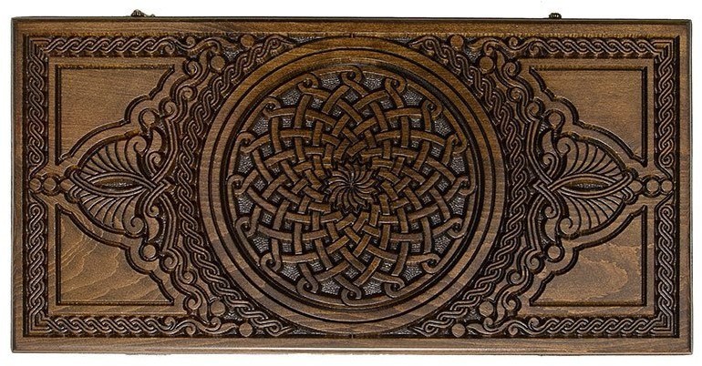 Нарды резные "Армянский узор-3"  60, Haleyan (28663)