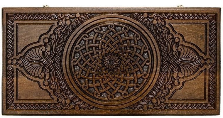 Нарды резные "Армянский узор-3"  60, Haleyan (28663)