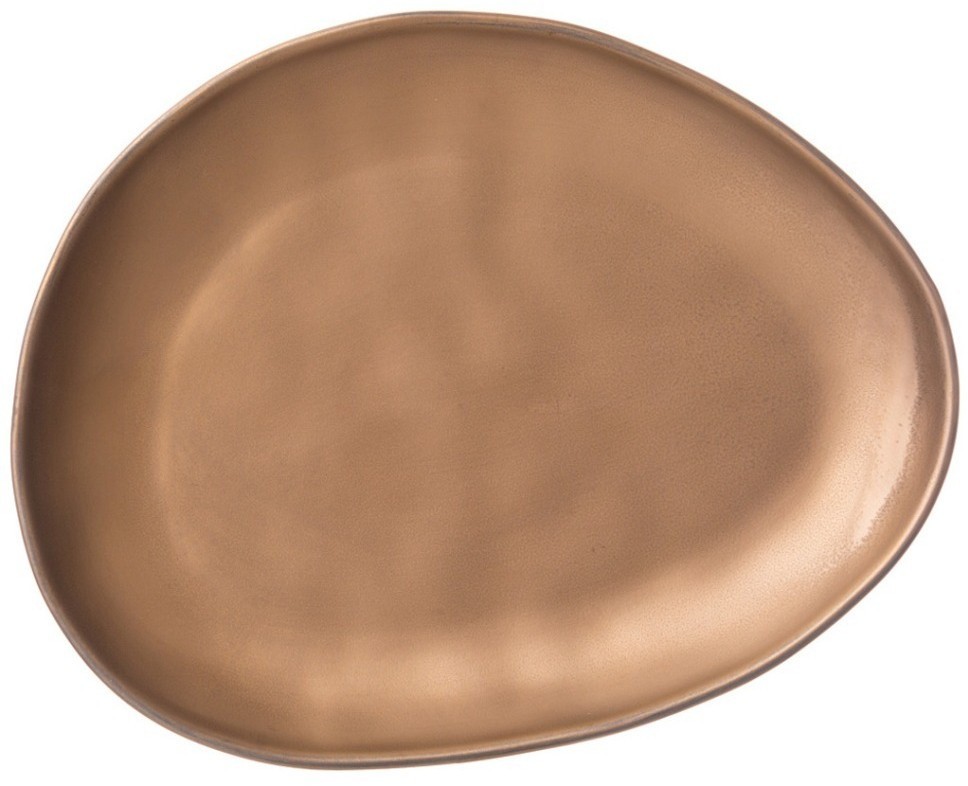 Тарелка обеденная bronco "bronze" 29*23*3 см (474-187)