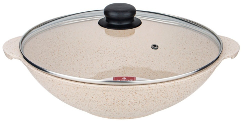 Сковорода вок agness "paradise" диаметр 28 см (899-213)