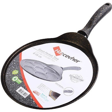 Сковорода блинная 26 см с антипригарным покрытием Hascevher (80445)
