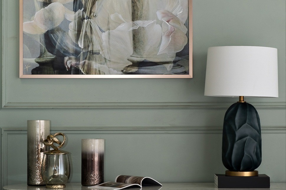 Ваза стекл. серо-золотистая 36*13*13см (TT-00008316)