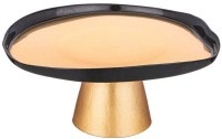 Блюдо на ножке &quot;bohemia&quot; gold d=21см АКСАМ (339-449)