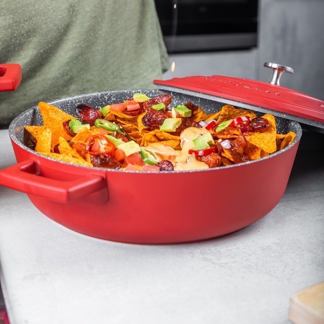 Неглубокая форма для запекания из литого аллюминия RED 4 л MC MCMSCRD28RED