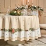 Скатерть круглая "celebration" 220см ,бежевый, 100% хлопок,твил,пропитка Lefard (850-734-28)