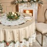 Скатерть круглая "celebration" 220см ,бежевый, 100% хлопок,твил,пропитка Lefard (850-734-28)