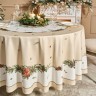 Скатерть круглая "celebration" 220см ,бежевый, 100% хлопок,твил,пропитка Lefard (850-734-28)